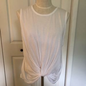 Twist front tank top